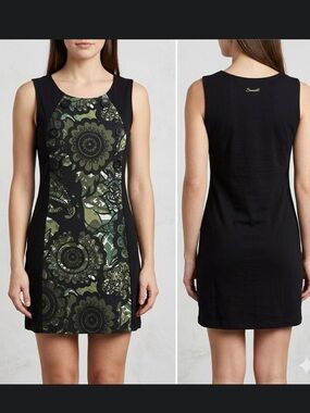SMASH Floral Mandela Shift Dress- Medium A++ Designed in BARCELONA